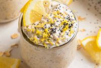 Sunshine Lemon Poppy Seed Overnight Oats