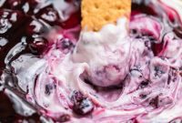 Dreamy Blueberry Cheesecake Dip
