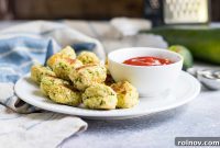 Zucchini Cheese Poppers