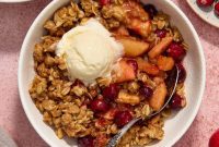 Harvest Apple Cranberry Crisp