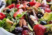 Strawberry Balsamic Berry Salad