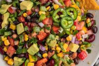 Vibrant Three-Bean, Corn, and Avocado Salad