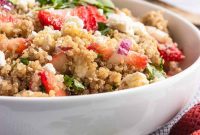 Refreshing Summer Strawberry Quinoa