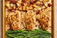 Golden Parmesan Chicken Sheet Pan Feast