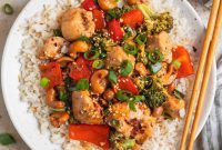 Golden Baked Cashew Chicken