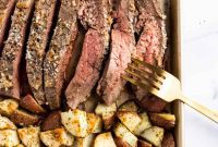 Parmesan Steak and Roasted Potato One-Pan Dinner