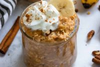 Golden Pumpkin Banana Overnight Oats