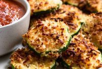 Crispy Three Cheese Air Fryer Zucchini