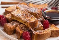 Crispy Air Fryer French Toast Sticks