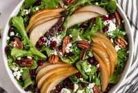 Golden Roasted Pear Salad