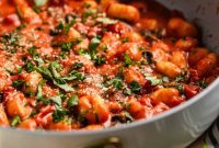 Quick and Easy 15 Minute Tomato Basil Gnocchi