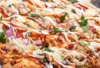 Smoky BBQ Ranch Chicken Flatbread