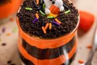 Halloween Oreo Graveyard Cake