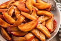 Air Fryer Cinnamon Apple Slices