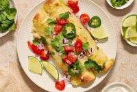 Zesty Verde Chicken Enchiladas