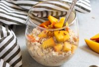 Peach Pie Bliss Overnight Oats