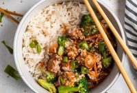 Sticky Teriyaki Pork Stir Fry