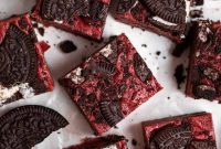 Luscious Red Velvet Oreo Fudge