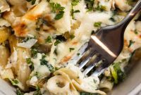 Creamy Spinach Artichoke Chicken Bake