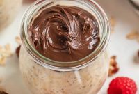 Decadent Nutella Overnight Oats