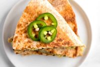 Quick Vegan Black Bean Avocado Quesadillas
