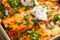 Savory Turkey Enchilada Bake