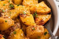 Crispy Parmesan Roasted Potatoes
