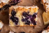Bright and Zesty Blueberry Lemon Coffee Cake
