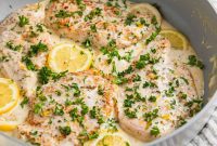 Velvety Lemon Chicken Skillet