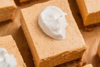 Spiced No Bake Pumpkin Cheesecake Bars
