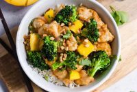 Exotic Mango Peanut Chicken Stir Fry
