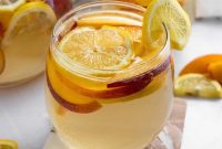Sun-Kissed Peach Ginger Sangria