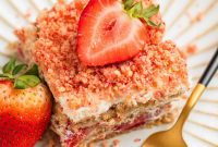 No-Bake Strawberry Dream Cake