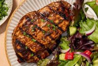Grilled Balsamic Glazed Chicken Breast