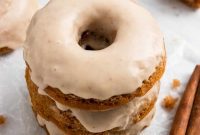 Harvest Apple Cinnamon Doughnuts with Cider Glaze