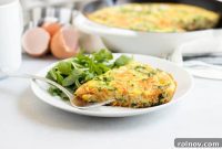 Sweet Potato Arugula Spiral Frittata