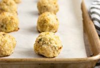 Oven-Baked Rosemary Parmesan Chicken Meatballs