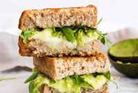 Decadent Havarti Grilled Cheese with Creamy Avocado and Peppery Arugula