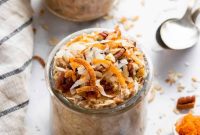 Spiced Carrot Cake Overnight Oats