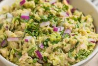 Creamy Avocado Ranch Tuna Salad