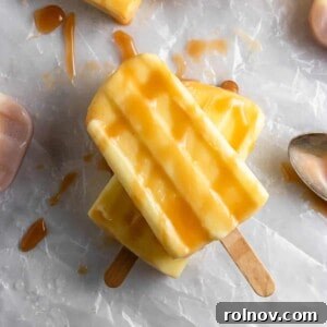 Jello pudding pop stack.