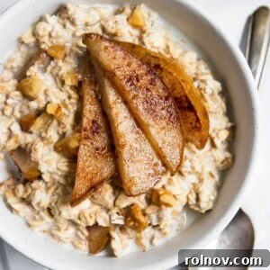 Fragrant Spiced Pear and Walnut Overnight Oats 6 Spiced Pear and Walnut Overnight Oatmeal