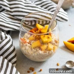 Peach Pie Bliss Overnight Oats 6 Peach Pie Overnight Oats