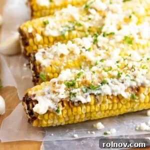 Street Corn with Garlic Feta Butter