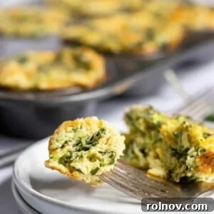 Spinach Zucchini Egg Muffins