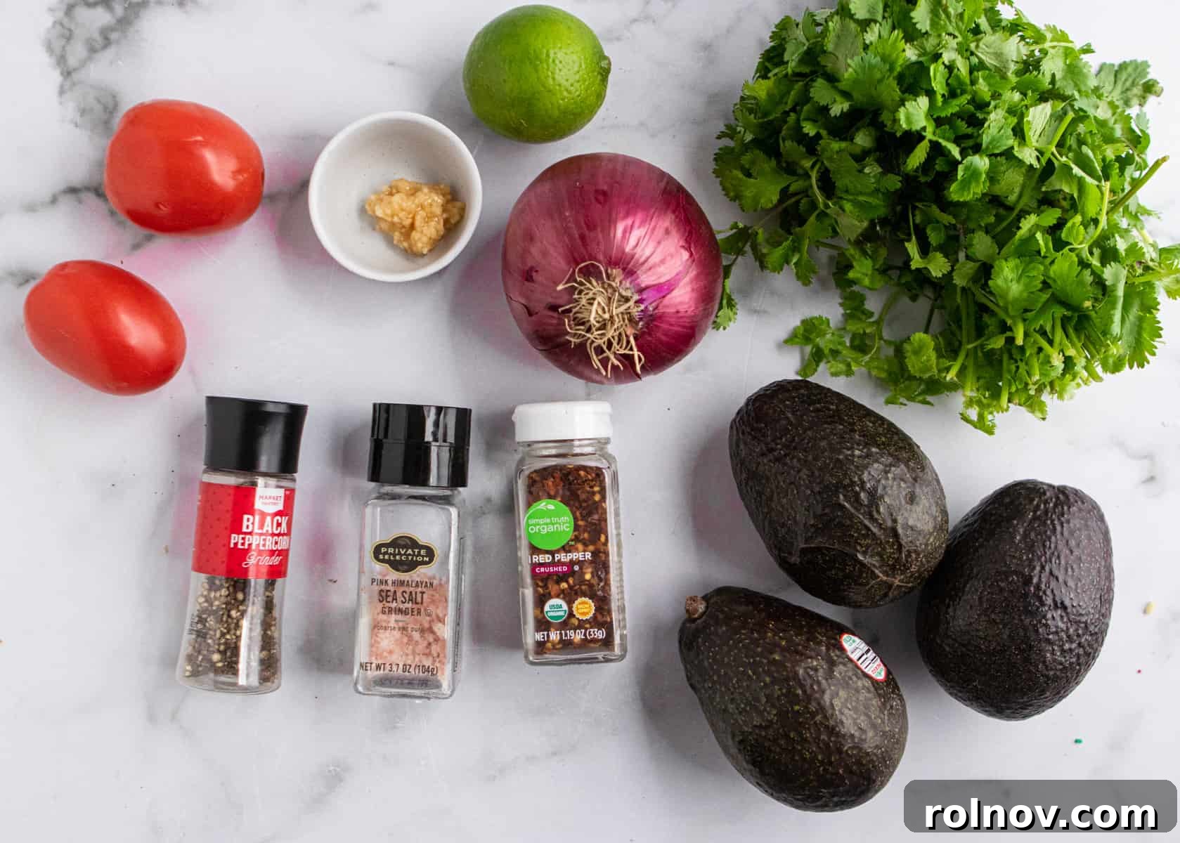 Wholesome Guacamole Made Easy 4 Ingredients needed to make this guacamole recipe.
