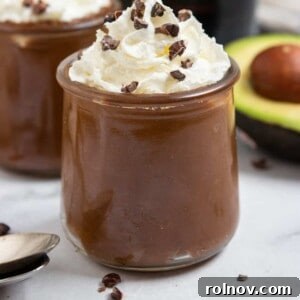 Bailey's Dark Chocolate Avocado Mousse