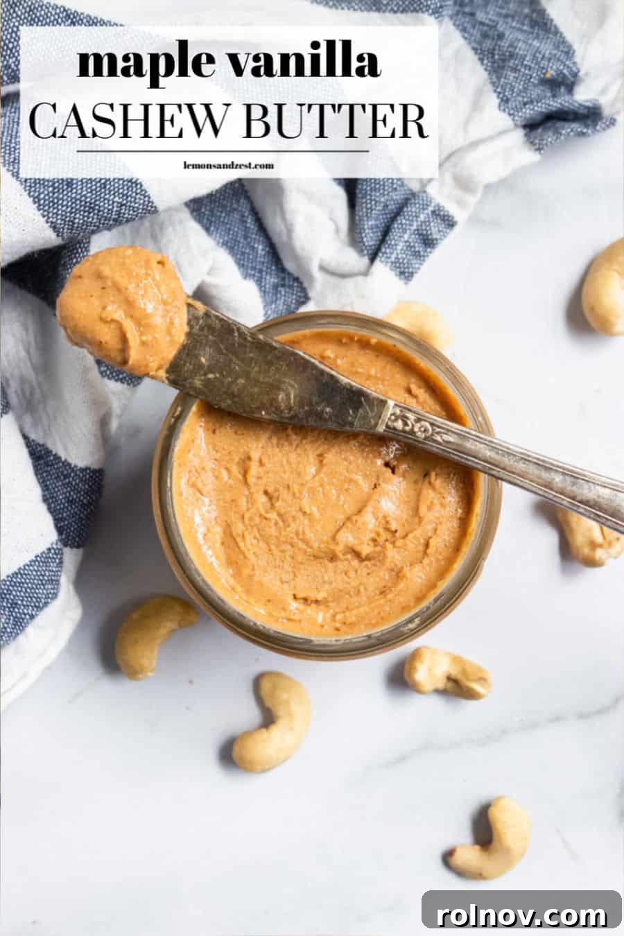 Silky Smooth Maple Vanilla Cashew Butter 7 Maple Vanilla Cashew Butter spread on toast with banana slices, a perfect breakfast.