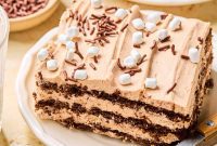 Decadent No-Bake Chocolate Cake