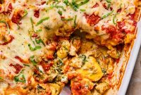 Spinach and Ricotta Tortellini Bake Recipe for Weeknight Dinner